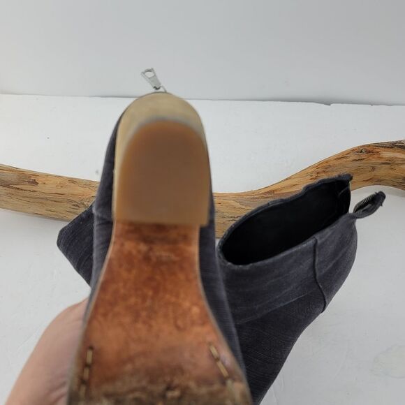 Rag & Bone heavy canvas heeled booties - Picture 3 of 16